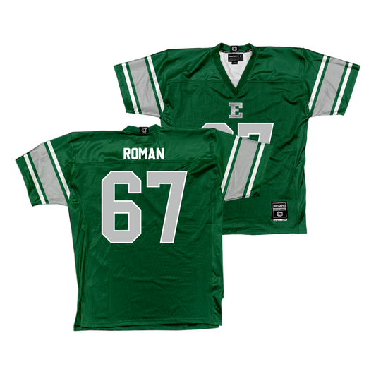 Eastern Michigan Football Green Jersey - Broderick Roman | #67