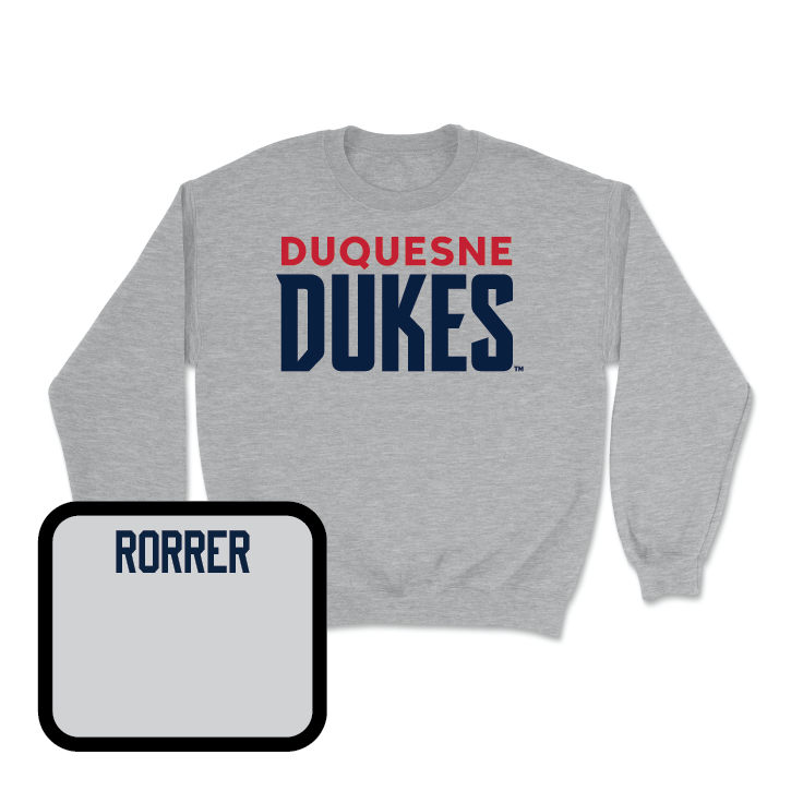 Duquesne Track & Field Sport Grey Lock Crew - Anna Rorrer