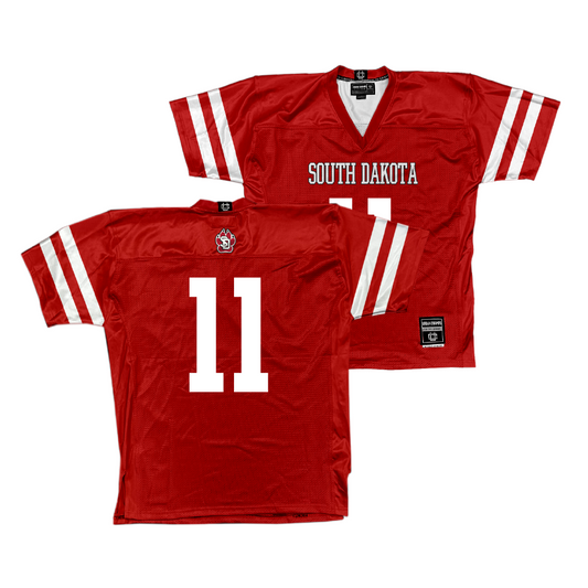 South Dakota Football Red Jersey - Austin Rosetta