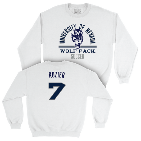 Nevada Women's Soccer White Classic Crew  - Bailey Rozier