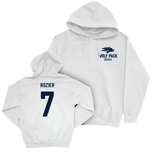 Nevada Women's Soccer White Logo Hoodie  - Bailey Rozier