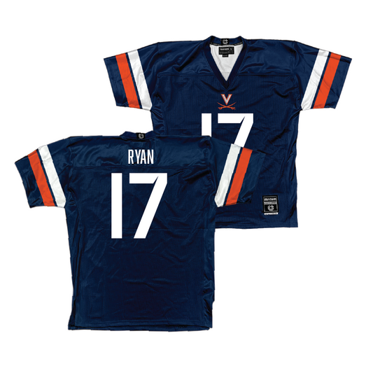 UVA Football Navy Jersey - Aidan Ryan | #17