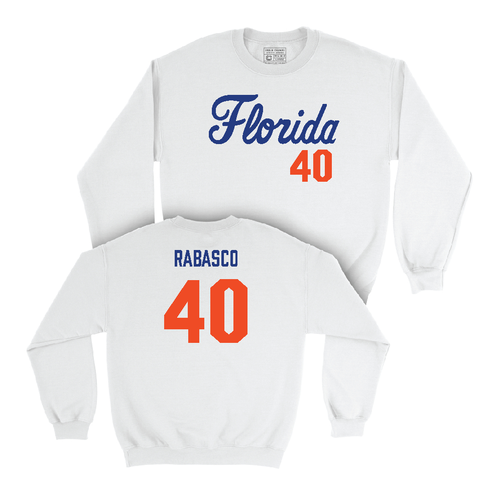 Florida Football White Script Crew - Brandon Rabasco