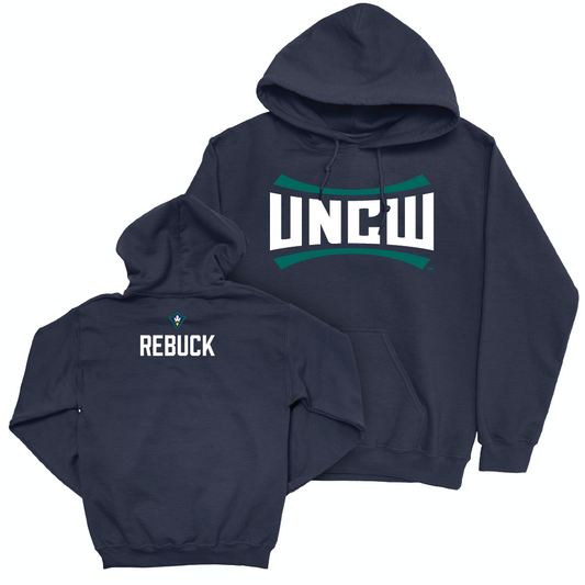 UNC Wilmington Women's Track & Field Navy Sideline Hoodie - Ava Rebuck