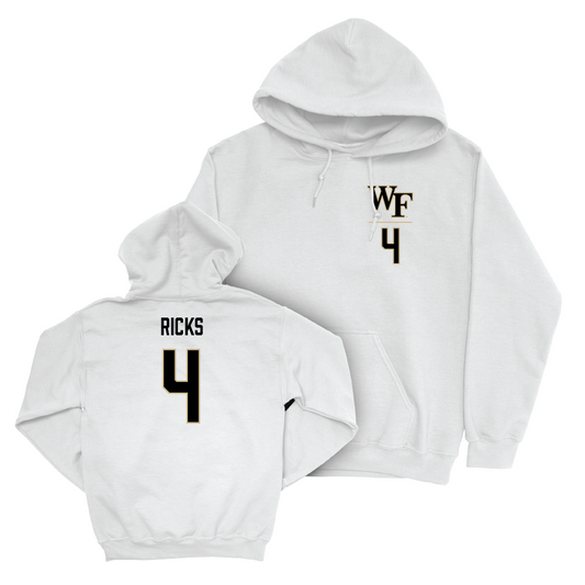 Wake Forest Women's Volleyball White Logo Hoodie  - Laila Ricks