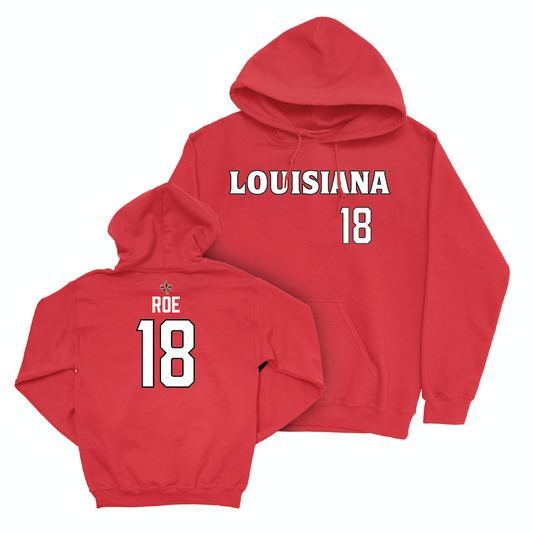 Louisiana Softball Red Wordmark Hoodie  - Samantha Roe