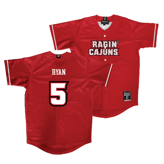 Louisiana Softball Red Jersey  - Sam Ryan