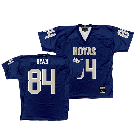 Georgetown Football Navy Jersey - Patrick Ryan