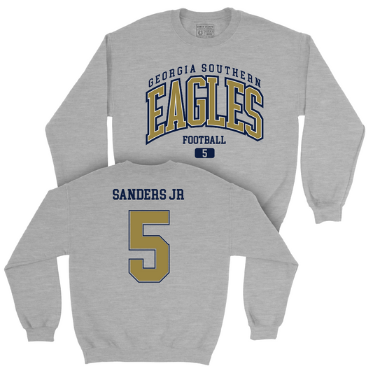 Georgia Southern Football Sport Grey Arch Crew  - Marcus Sanders Jr