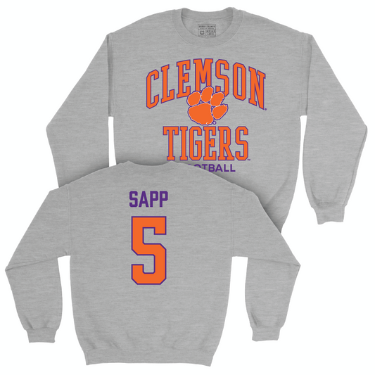 Clemson Football Sport Grey Classic Crew  - Josh Sapp