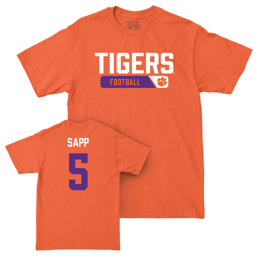 Clemson Football Orange Staple Tee  - Josh Sapp