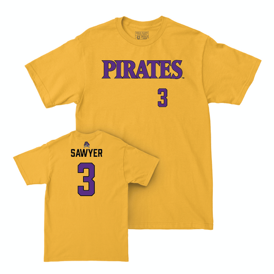 East Carolina Softball Gold Pirates Tee   - Anna Sawyer