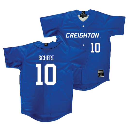 Creighton Baseball Blue Jersey - Jack Scheri