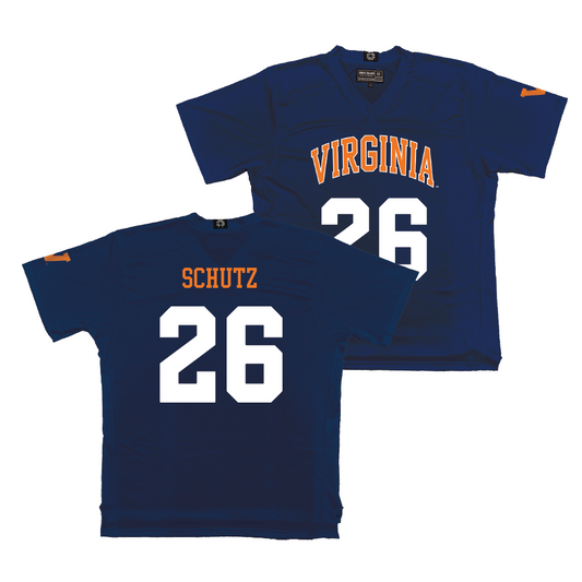 Virginia Men's Lacrosse Navy Jersey - Griffin Schutz | #26