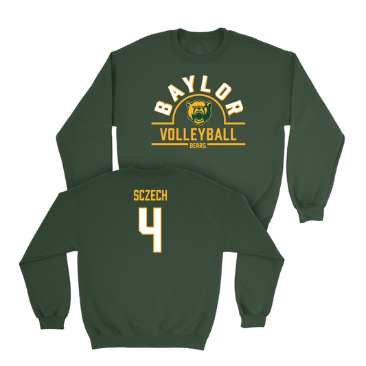 Baylor Women's Volleyball Green Arch Crew  - Allie Sczech