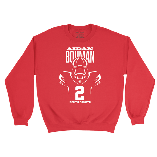 South Dakota Football Red End Zone Crew - Aidan Bouman Small