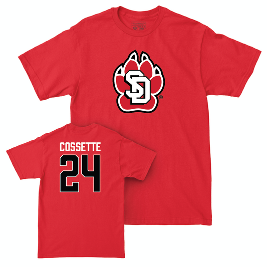 South Dakota Women's Basketball Red Legacy Tee - Ava Cossette Small