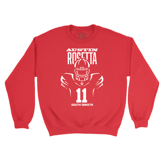 South Dakota Football Red End Zone Crew - Austin Rosetta Small