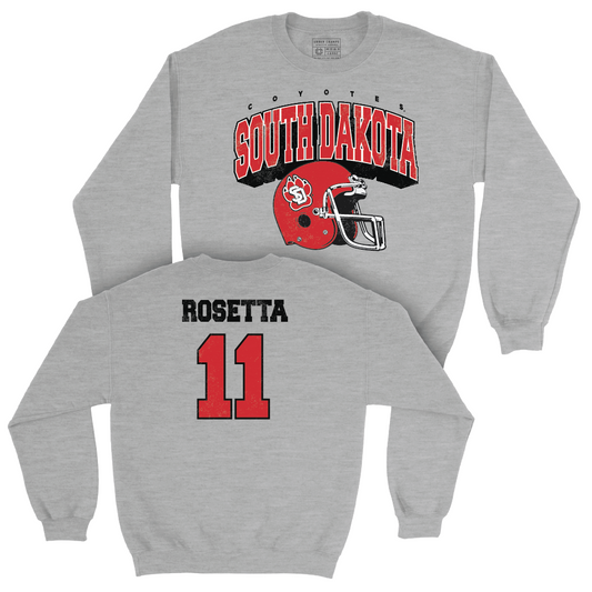 South Dakota Football Sport Grey Kickoff Crew - Austin Rosetta Small