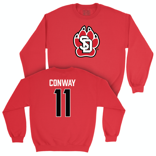 South Dakota Women's Soccer Red Legacy Crew - Brooke Conway Small