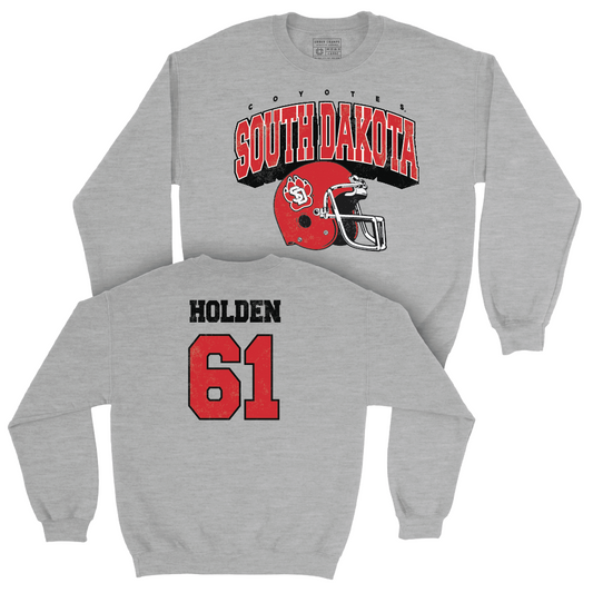 South Dakota Football Sport Grey Kickoff Crew - Blake Holden Small