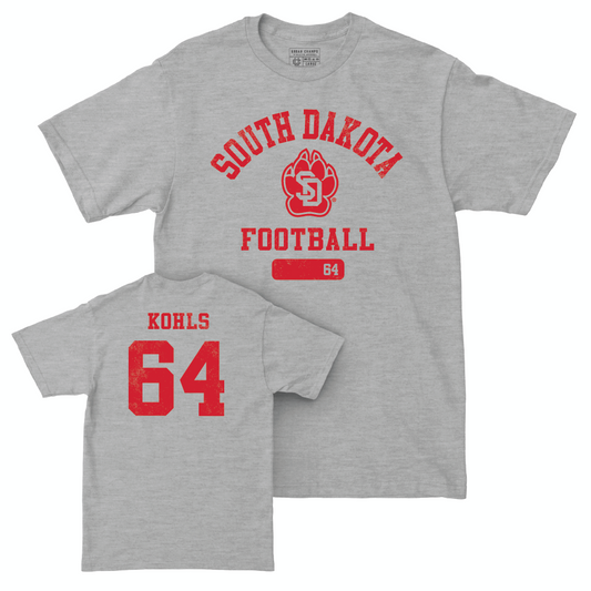 South Dakota Football Sport Grey Varsity Tee - Ben Kohls Small