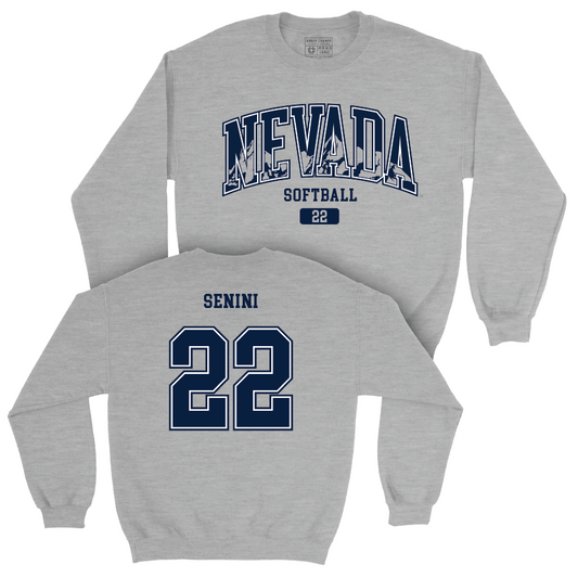 Nevada Softball Sport Grey Arch Crew  - Chelie Senini