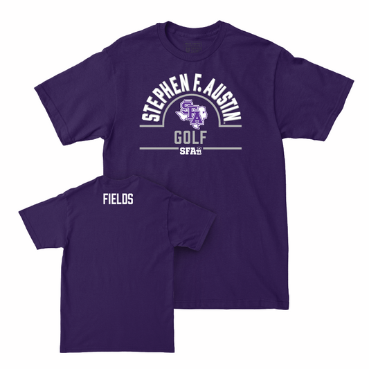 SFA Women's Golf Purple Arch Tee - Avree Fields Youth Small