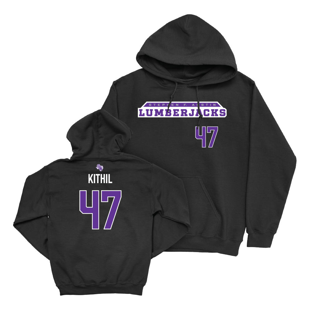 SFA Baseball Black Lumberjacks Hoodie - Andrew Kithil Youth Small