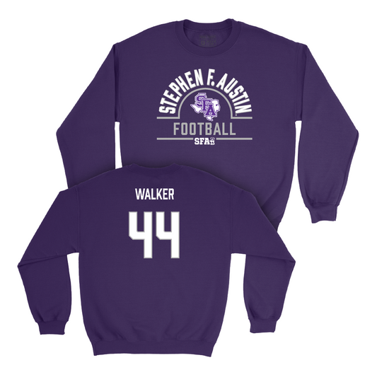 SFA Football Purple Arch Crew - Amareus Walker Youth Small