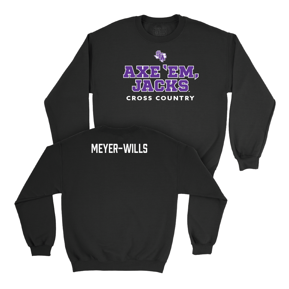 SFA Men's Cross Country Black Axe 'Em Crew - Bennett Meyer-Wills Youth Small