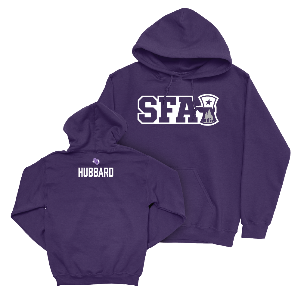 SFA Men's Golf Purple Sideline Hoodie - Cameron Hubbard Youth Small