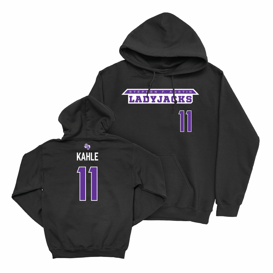 SFA Women's Volleyball Black Ladyjacks Hoodie - Caroline Kahle Youth Small