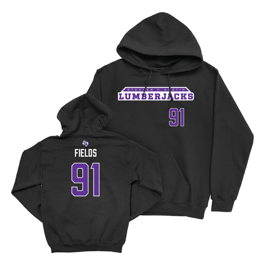 SFA Football Black Lumberjacks Hoodie - Elijah Fields Youth Small