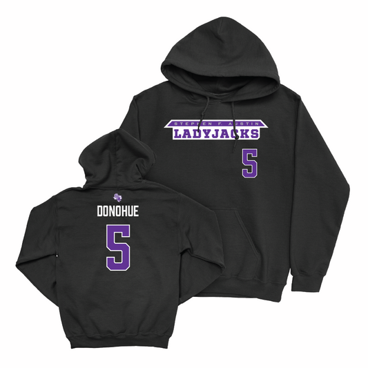 SFA Women's Soccer Black Ladyjacks Hoodie - Morgan Donohue Youth Small