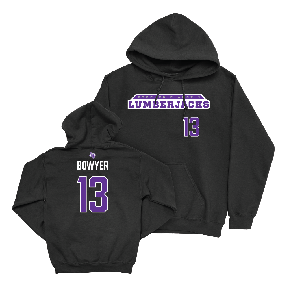 SFA Baseball Black Lumberjacks Hoodie - Reid Bowyer Youth Small