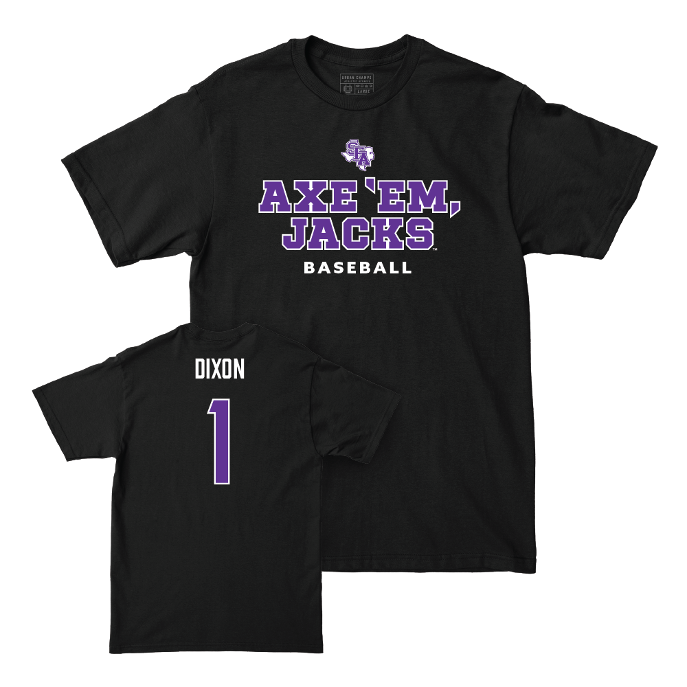 SFA Baseball Black Axe 'Em Tee - Will Dixon Youth Small