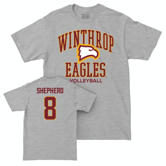 Winthrop Women's Volleyball Sport Grey Classic Tee - Karli Shepherd