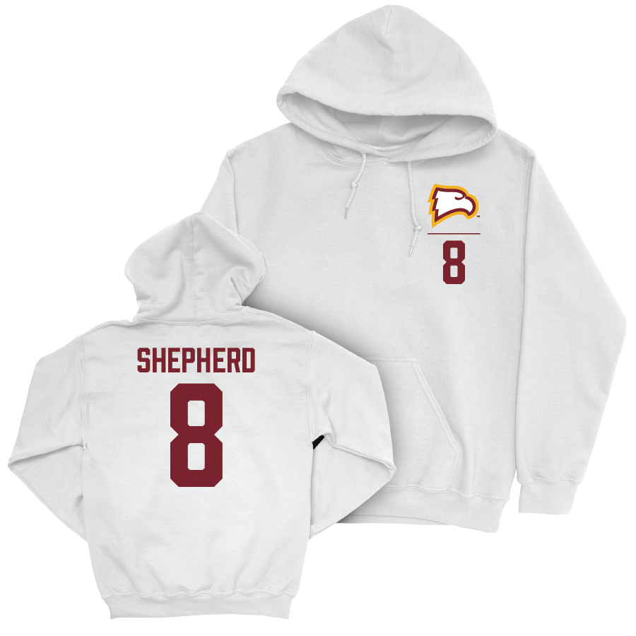 Winthrop Women's Volleyball White Logo Hoodie - Karli Shepherd