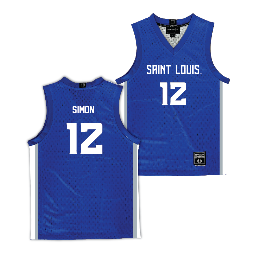 Saint Louis Women's Basketball Royal Jersey  - Tierra Simon