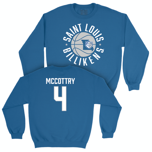 St. Louis Men's Basketball Royal Hardwood Crew - Amari McCottry Small