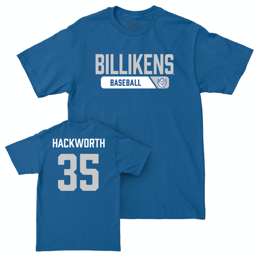 St. Louis Baseball Royal Staple Tee - Baden Hackworth Small