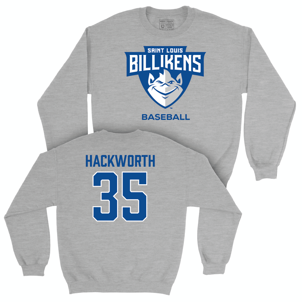 St. Louis Baseball Sport Grey Club Crew - Baden Hackworth Small