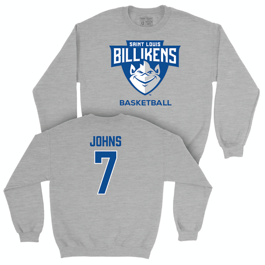 St. Louis Women's Basketball Sport Grey Club Crew - Bri Johns Small