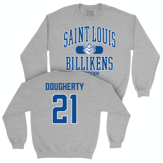 St. Louis Men's Soccer Sport Grey Classic Crew - Cole Dougherty Small