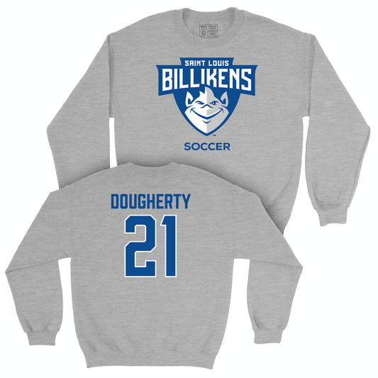 St. Louis Men's Soccer Sport Grey Club Crew - Cole Dougherty Small