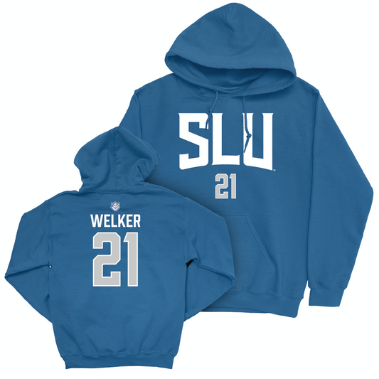 St. Louis Women's Soccer Royal Sideline Hoodie - Camille Welker Small