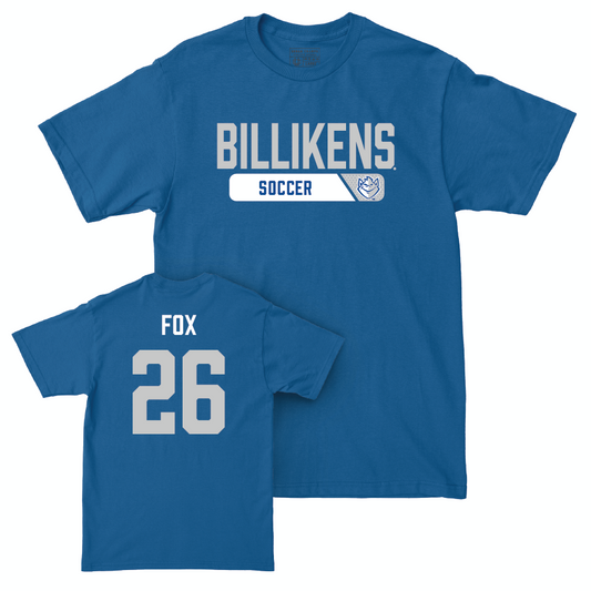 St. Louis Women's Soccer Royal Staple Tee - Emily Fox Small