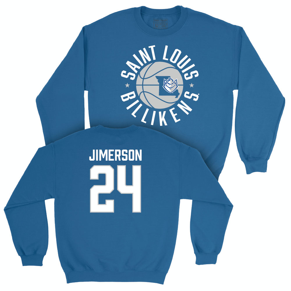 St. Louis Men's Basketball Royal Hardwood Crew - Gibson Jimerson Small