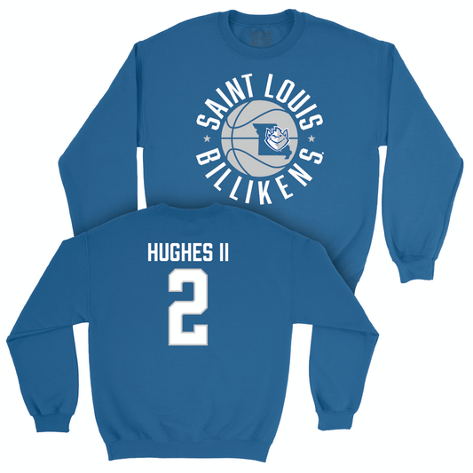 St. Louis Men's Basketball Royal Hardwood Crew - Larry Hughes II Small